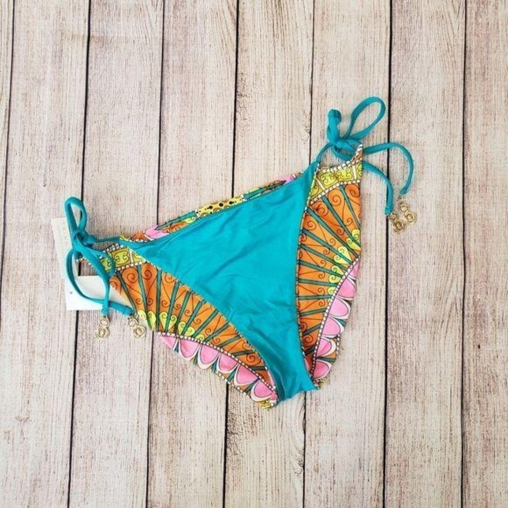 NWT Trina Turk Capri Tie-Side Bikini Bottoms - Picture 5 of 9